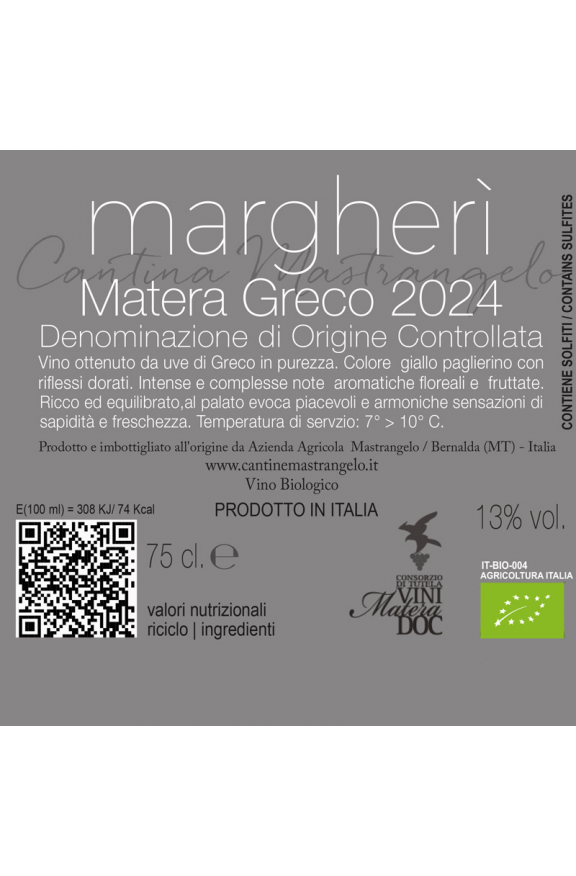 Margherì - Vino Bianco...
