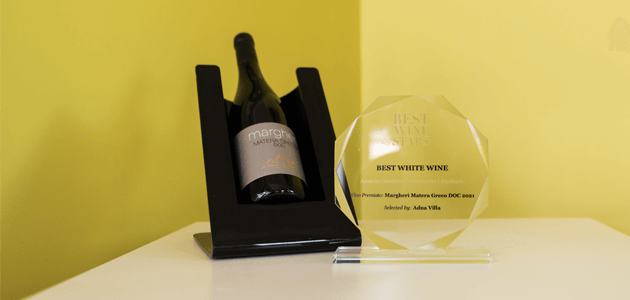 Margherì Matera Greco DOC, premiato come Miglior Vino Bianco Biologico al Best Wine Stars 2024