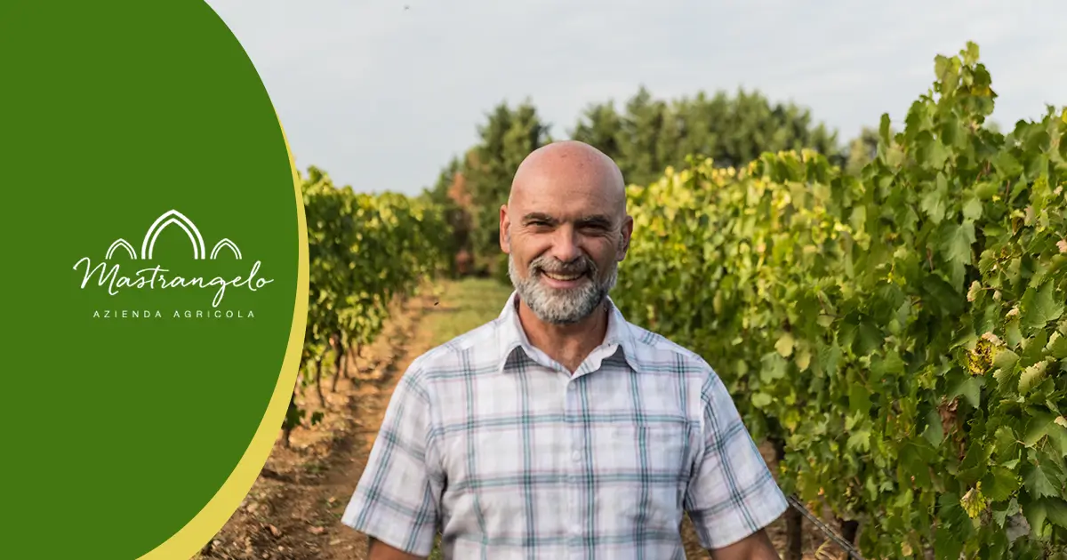 Giuseppe Mastrangelo, titolare di azienda agricola Mastrangelo, produttore del vino bianco Margherì matera greco DOC
